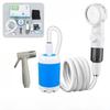 Doccia da Campeggio Portatile per Dormitorio e Campeggio Dispositivo Doccia Facile Dispositivo da Bagno Wireless con Pompa dell'Acqua Ricaricabile