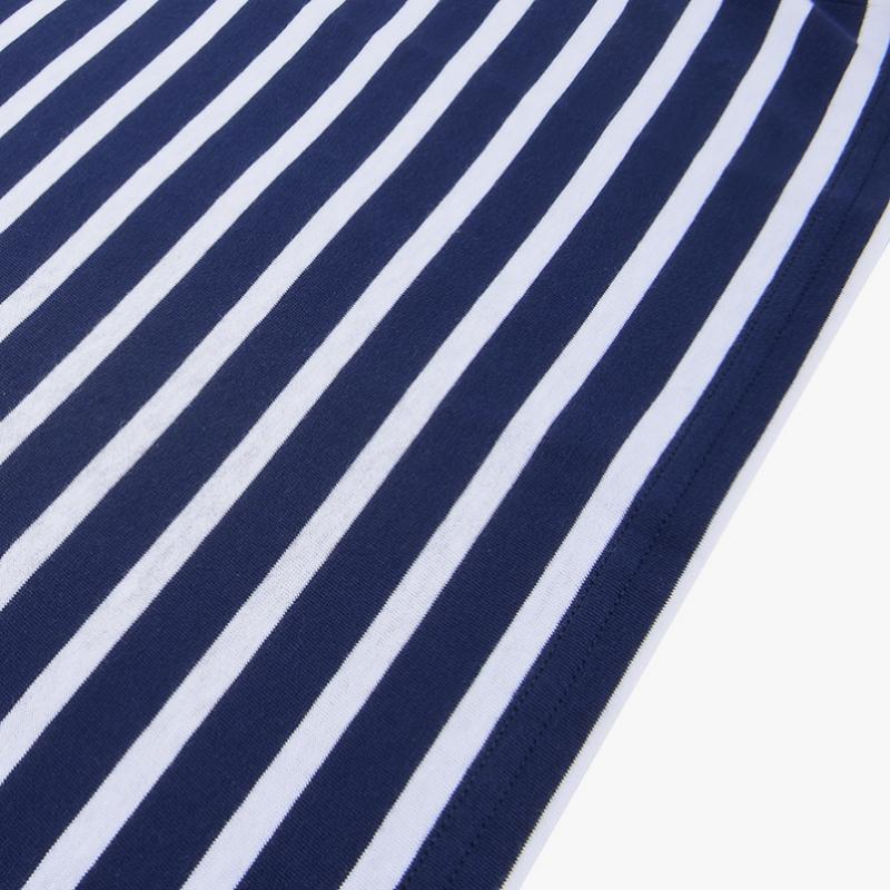 Saint JameS Women S Short Sleeve Tee Pleneuf Stripe 8952 Marine Neige