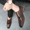 New British Gentleman Fashion Lace Up Brogues Oxford Shoes Black Brown Designer Formal Wedding Prom Dress Homecoming Footwear