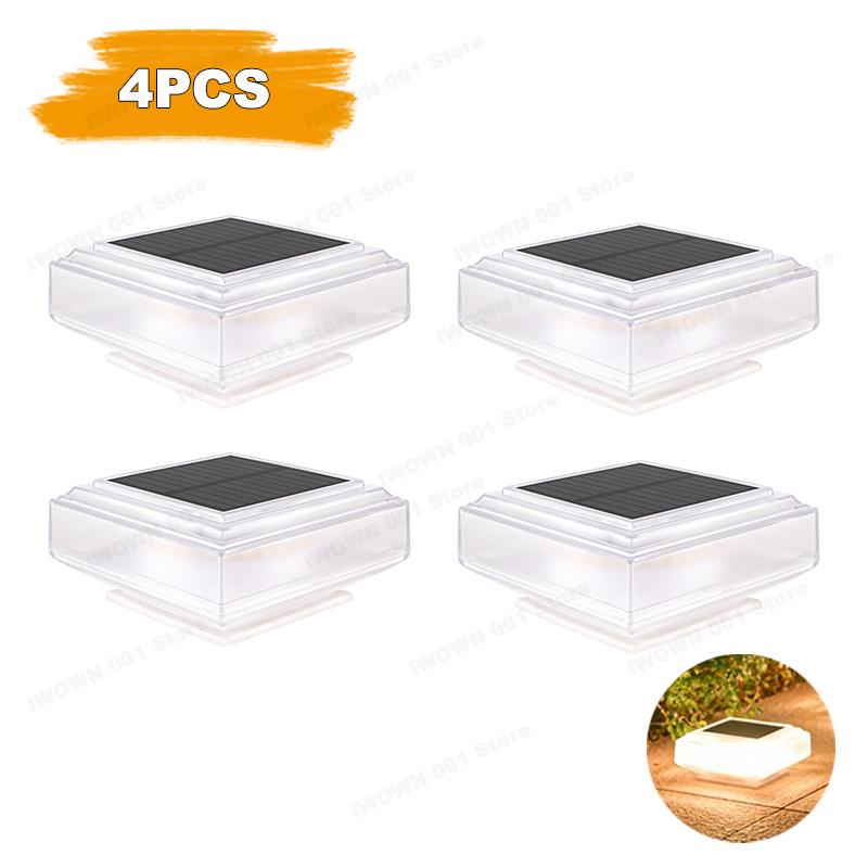 

Светодиодный солнечный столбчатый светильник уличный водонепроницаемый для двора, виллы, стены, настенный светильник для атмосферного украшения, светильник для перил для дома, забора, ворот