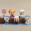 6 Stück/Set Anime-Peripherie Re:Leben in einer anderen Welt von Null Ram Rem Emilia Kawaii Modell Figur Spielzeug Geschenke
