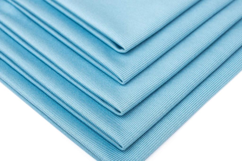 The Rag Company Premium Glasraam Pakket Blauw & Handdoeken, 40x40cm, 5,