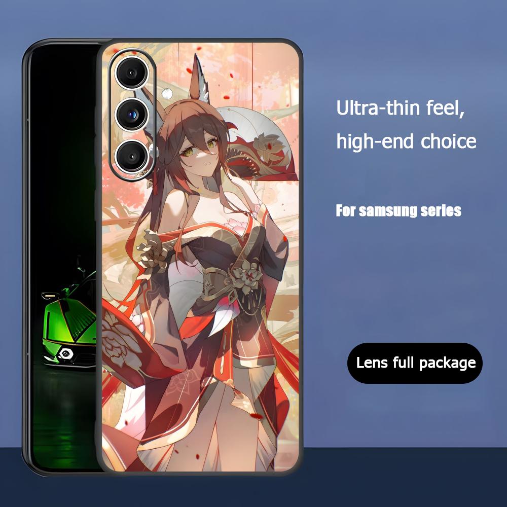 

HonkaiStarRail Fugue Phone Case For Samsung Galaxy S26 S25 S24 S23 S22 S21 Plus Ultra Note20 Soft Black Galaxy S24 FE