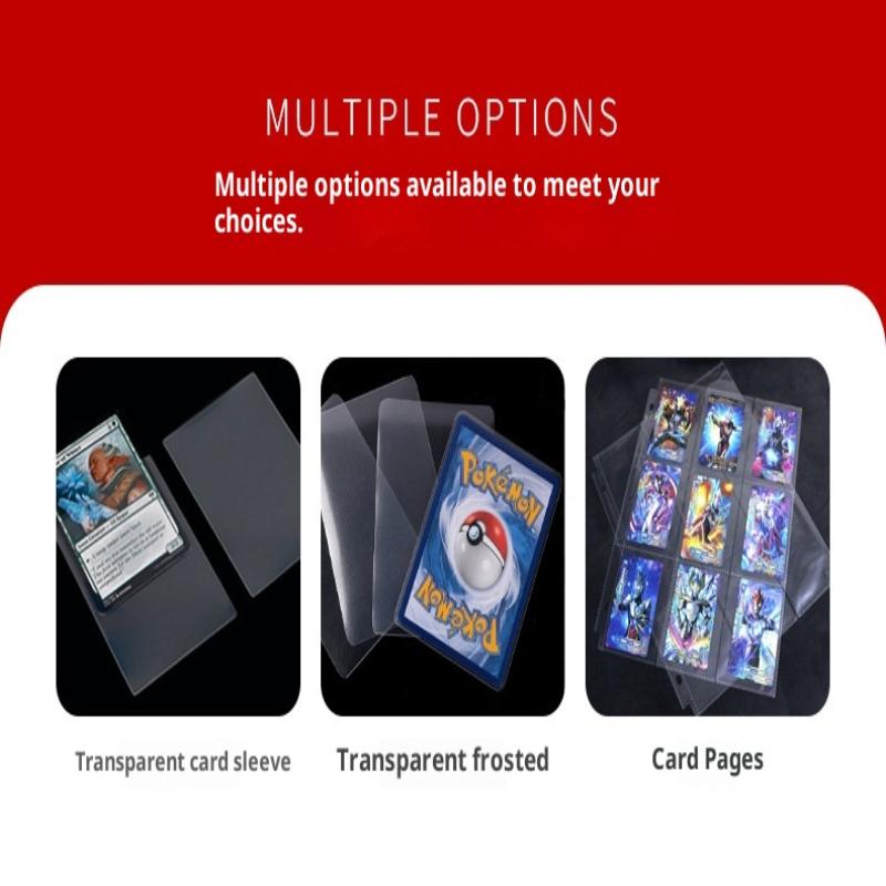 100 ks prémiových obalů na karty Matné obaly na karty Kompatibilní s Mtg Pokemon Trading Cards a Sport Standardní velikost deskové hry