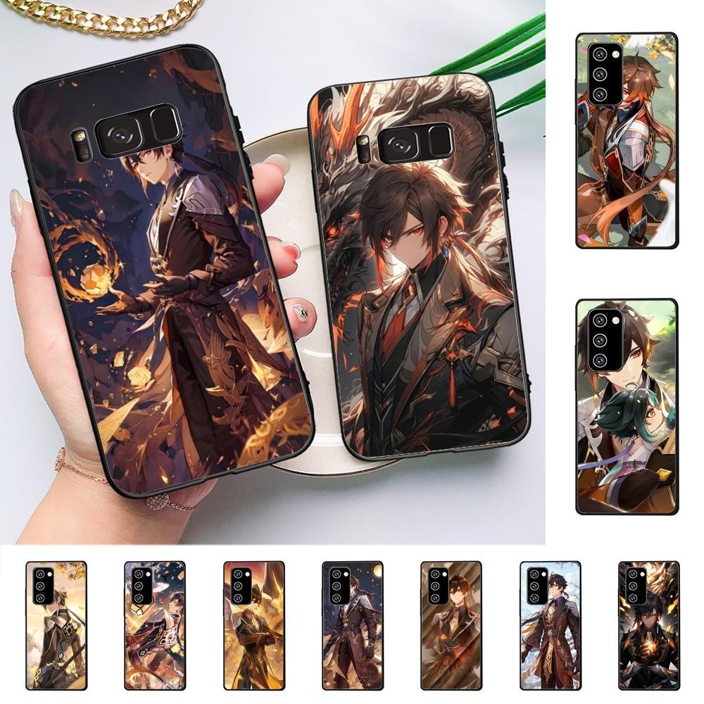 Zhong li Genshin impact Phone Case For Samsung Note 8 9 10 20 pro plus lite M 10 11 20 30 21 31 51 A 21 22 42 02 03