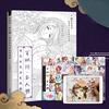 Beautiful Ancient Style Coloring Book Adult Kids Anti Stress..