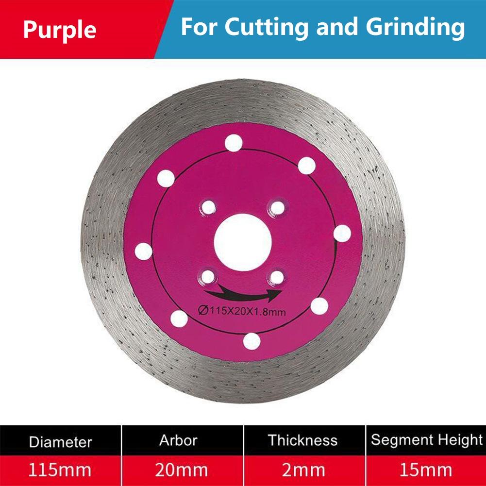Blade Cutting Disc 115mm Diameter Chip-free Cut For Cutting Granite For Grinding Porcelain Wet/dry Cutting 1 Pc