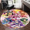 1pc Pretty Cure2 Design Printed Area Round Carpet for Bedroom Living Room Home Decor Rugs Mat Non Slip Mat Rug for Bedside