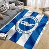 Brighton & Hove Albion Home Sofa Decoration for Living Room & Bedroom, Non‑Slip Play Flannel Floor Mat for Game Room