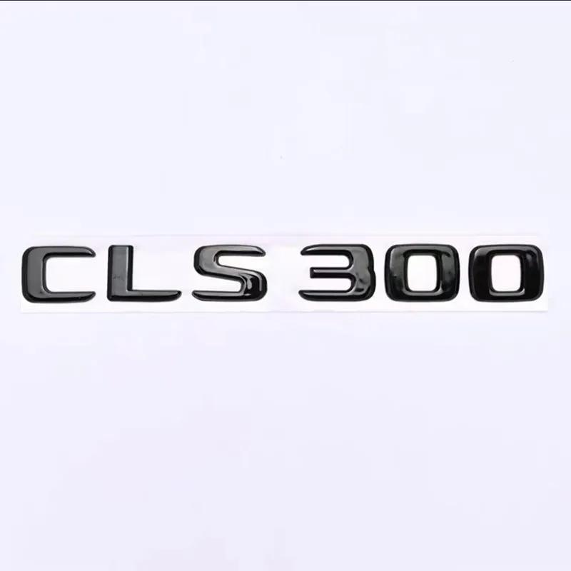 AASV1 3D gloss black silver ABS Fit for Mercedes-Benz new letter CLS260 CLS300 CLS320 CLS350 CLS400 digital sticker rear badge