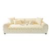 2025 new pure cotton sofa cushion, four-season universal non-slip seat cushion, light luxury high-end anti-cat scratch cream wind cover