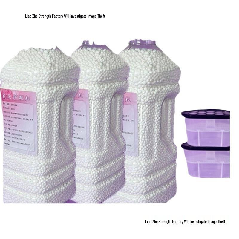 Reusable Desiccant Dehumidifier with Calcium Chloride Granules for Household Moisture Control