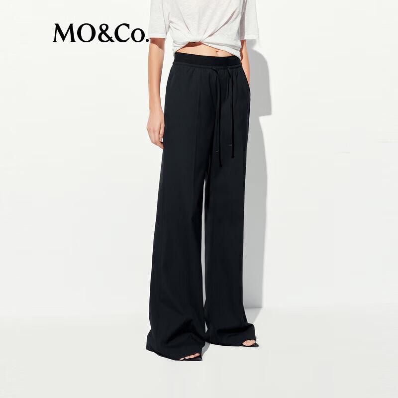 MO&Co. 2025 Summer High-Waist Cool-Touch Casual Pants