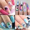 Summer 3D Nail Art Decal Coconut Tree Sunset Pattern Fashion Nail Art Decor Stickers
