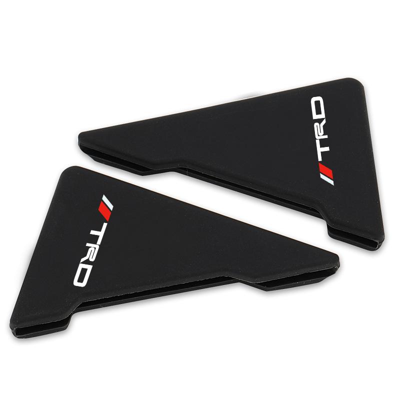 2Pcs Car Door Corner Silicone Protective Anti-Collision Cover for Toyota Trd Prado Aqua Hilux Rav4 Camry Prius TRD Venza GR