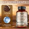 Caffeine capsules containing L-theanine provide focused energy, enhance cognitive abilities, and are suitable for adults.