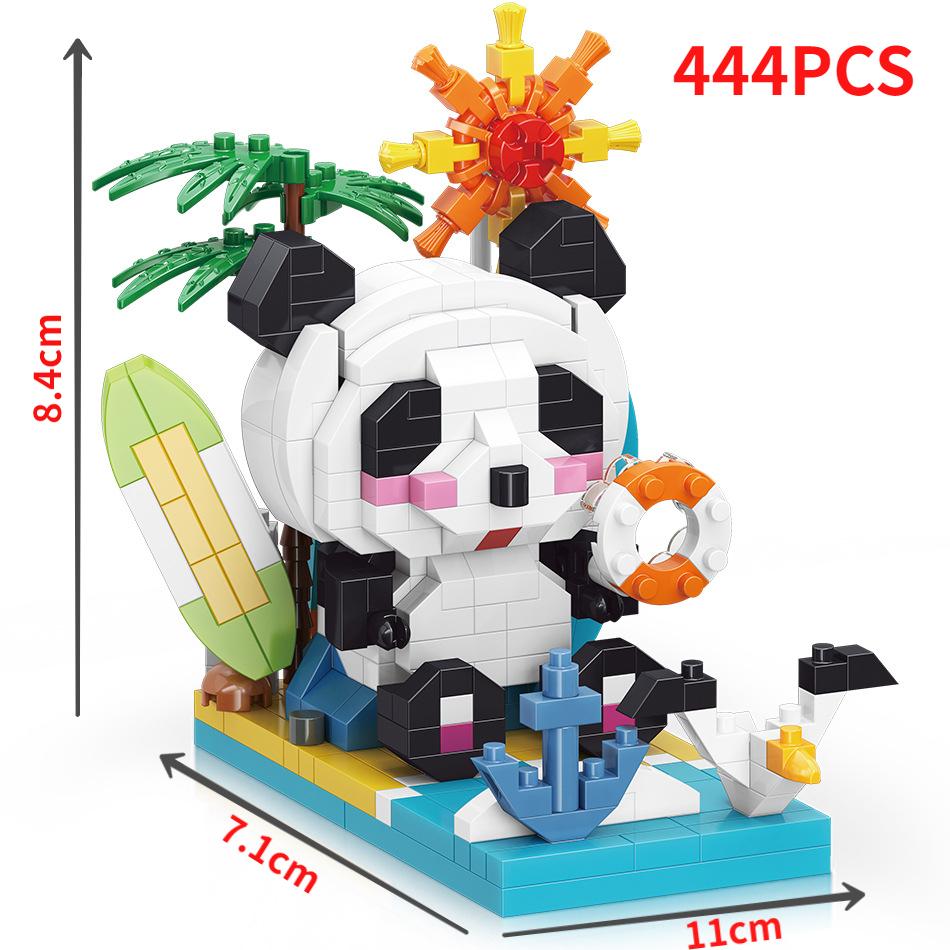 Panda Mobile Phone Bracket Building Blocks Toys for Boys Girls Diamond Bricks Creative Construction Blocks Toys Volwassenen Gift