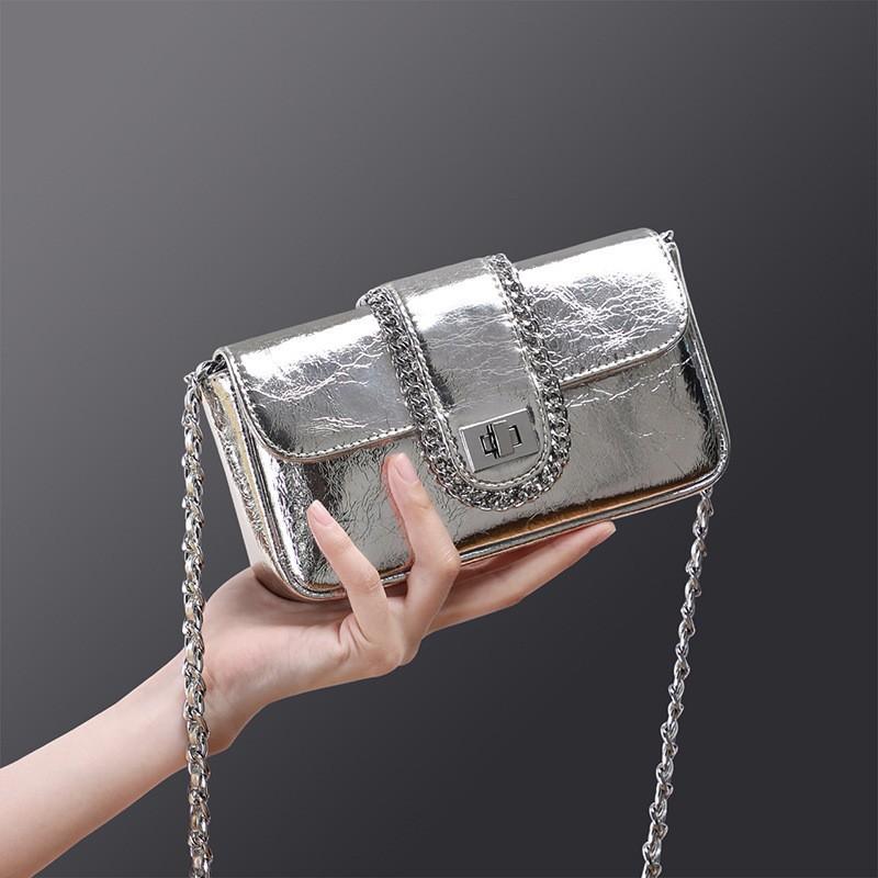 Mini Saddle Crossbody Bag Women Chain