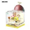 Cartoon Küstenhütte Bausteine Set, MOC Montage Modell Spielzeug, Kreatives Ornament für Fans & Kinder