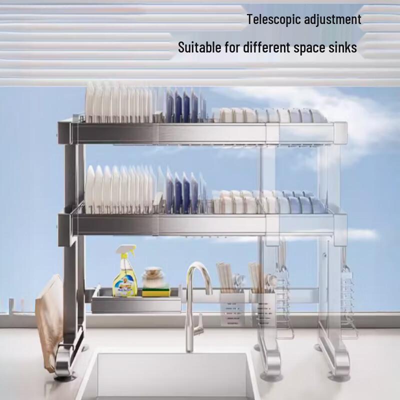Beifu Kitchen Countertop Expandable Dish Rack