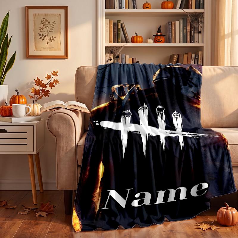 Dead by Daylight Custom Flannel Blankets Soft Warm Cozy Throws for Home Decor Holiday Gifts
