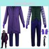 Il Cavaliere Oscuro Joker Costume Cosplay Cappotto Per Halloween E Altro