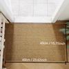 Outdoor Rugs Faux Jute Doormat Effortless Style Durability Every Entrance Floor Carpet Multi-Size 40x60cm/50x80cm/80x120cm