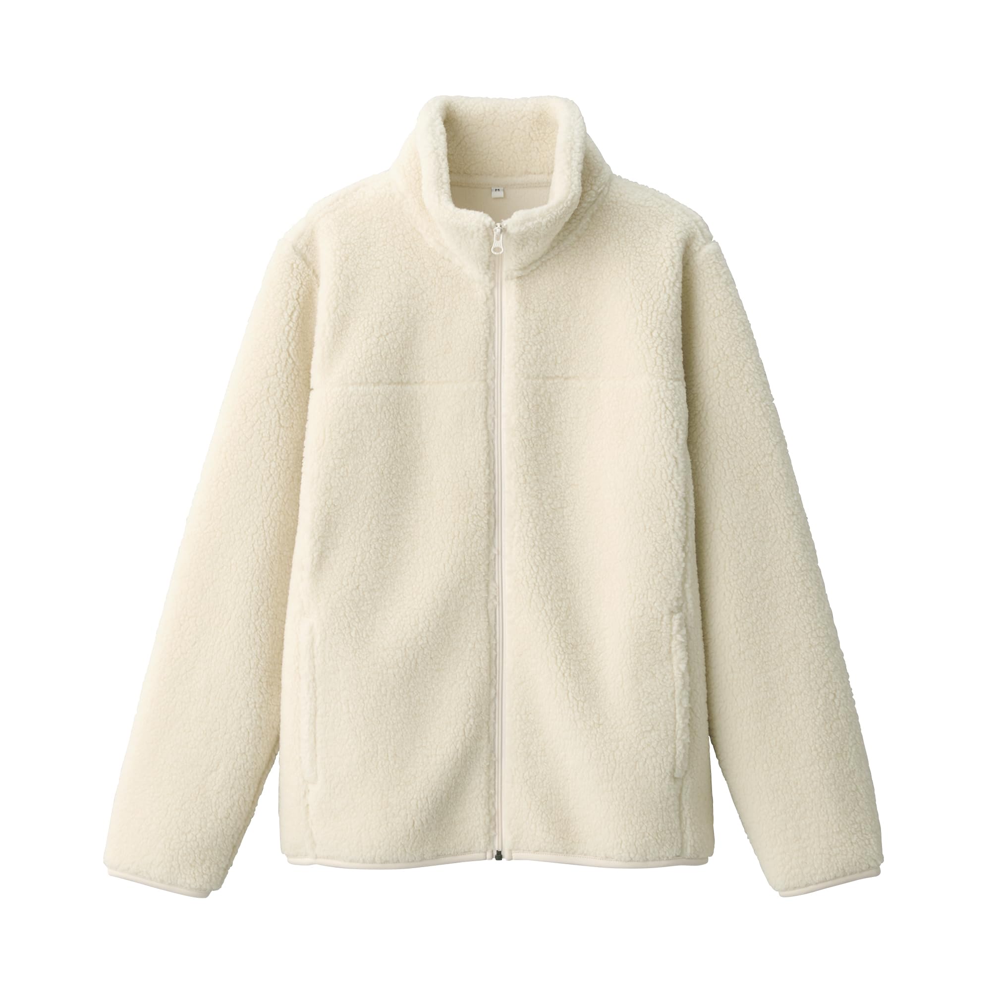 

MUJI Boa Fleece Size BB2QIA4A Women s Jacket, Ivory, XS, слонова кістка