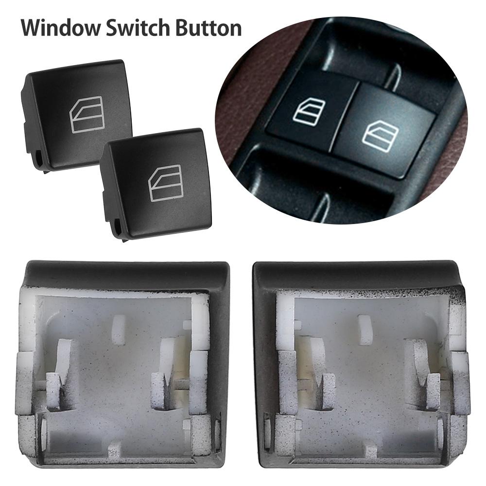 2Pcs Window Switch Button Cover for Mercedes-Benz C-Class (W204) 2008-2012 for Mercedes-Benz E-Class (W212) 2010-2012 Car Parts