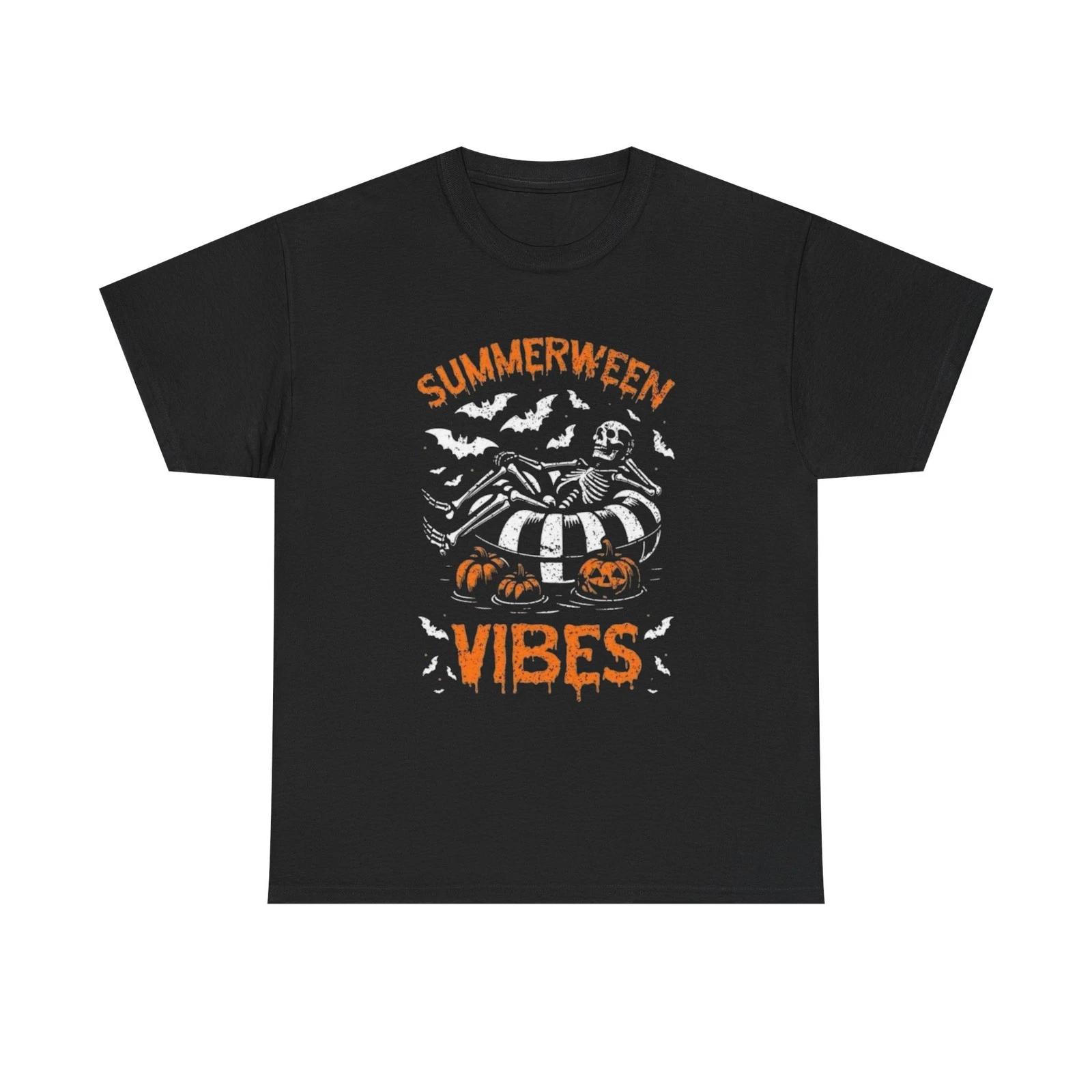 

Summerween Vibes Halloween Graphic T Shirt BRAND NEW GIFT 2XL