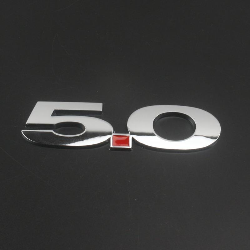 Applicable To GT Car Logo, Tail Label, Metal 5.0 Displacement Standard, Commemorative Edition, Side Label, Leaf Plate Label, Upgrade Label