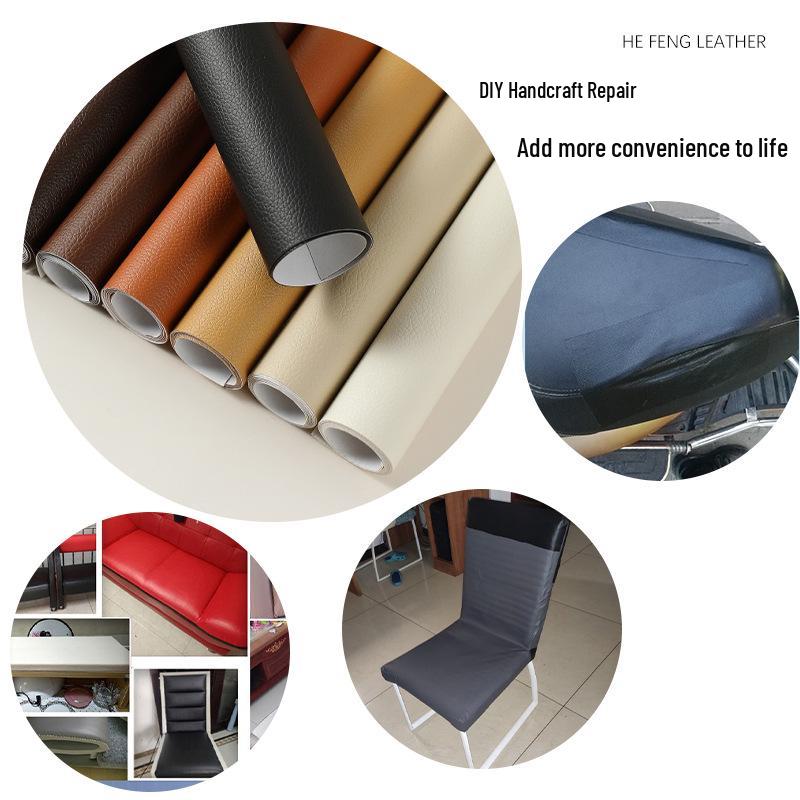 Self-Adhesive Leather Repair Patch for Sofa, Seat, Headboard, or Backrest Damage Repair