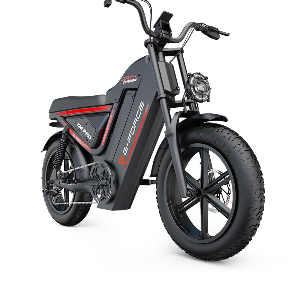 G-FORCE ZM PRO Electric Mountain Bike with 52V 40AH Battery,Dual Suspension