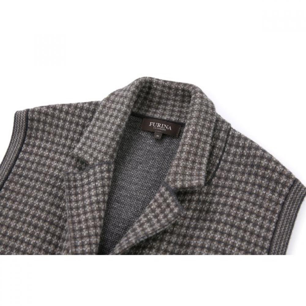 Furina Cashmere Blend Long Vest Coat