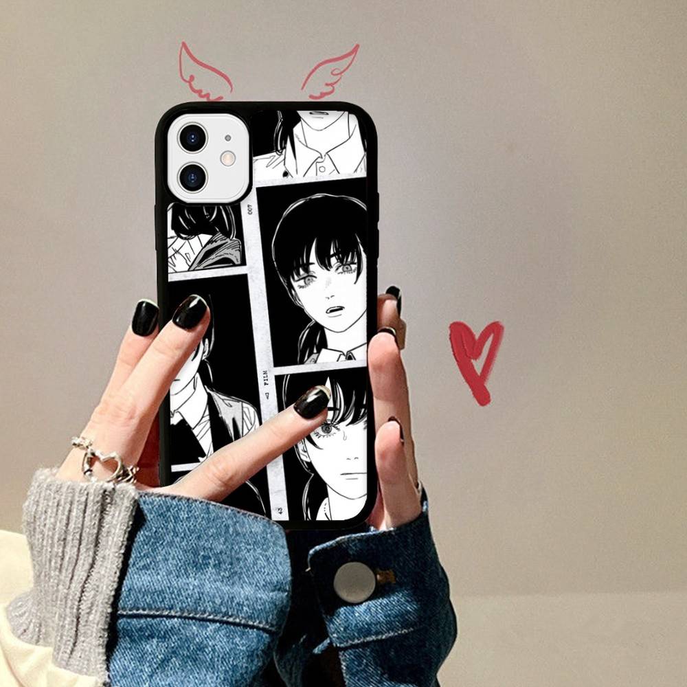 Asa Mitaka Chainsaw Man Anime Manga Phone Case For IPhone 17 16 15 14 13 Plus 12 11 Pro Max PC+TPU Cases Back Cover