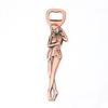 Retro Russian Beauty Brushed Electroplated Antique Red Copper Bottle Opener Creative Metal Crafts Zinc Alloy Beer Bottle Opener