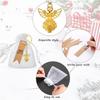 Set of 30 Angel Keychains Unique and Delicate Pendant Key Rings Pendant Accessories for Baby Shower and Baptism Gifts
