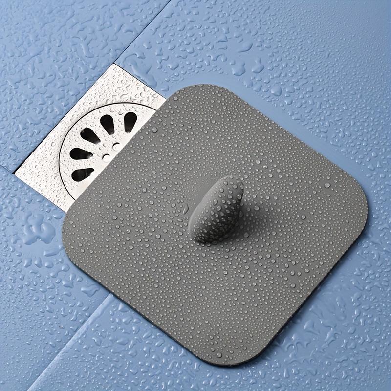 

Fit Drain Cover Compatible for Shower, Bathtub, Sink - Odor-Resistant -Fly Pest Proof Bath Drain, - Drain Cover Suitable for Bathroom Drainage серый