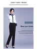 Women's High Waist Professional Black Trousers - Autumn/Winter Slimming Velvet Pants for Tall, Straight-Leg Office Wear