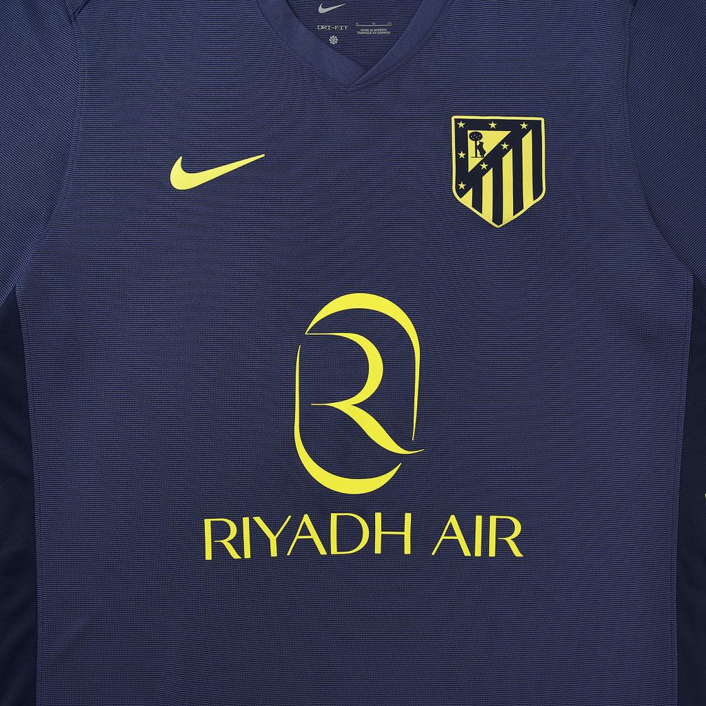 Nike Atlético Madrid Dri-Fit 2025/26 Season Away Match Comfortable Casual Short Sleeve Football Shirt Men Tops HJ4600-425