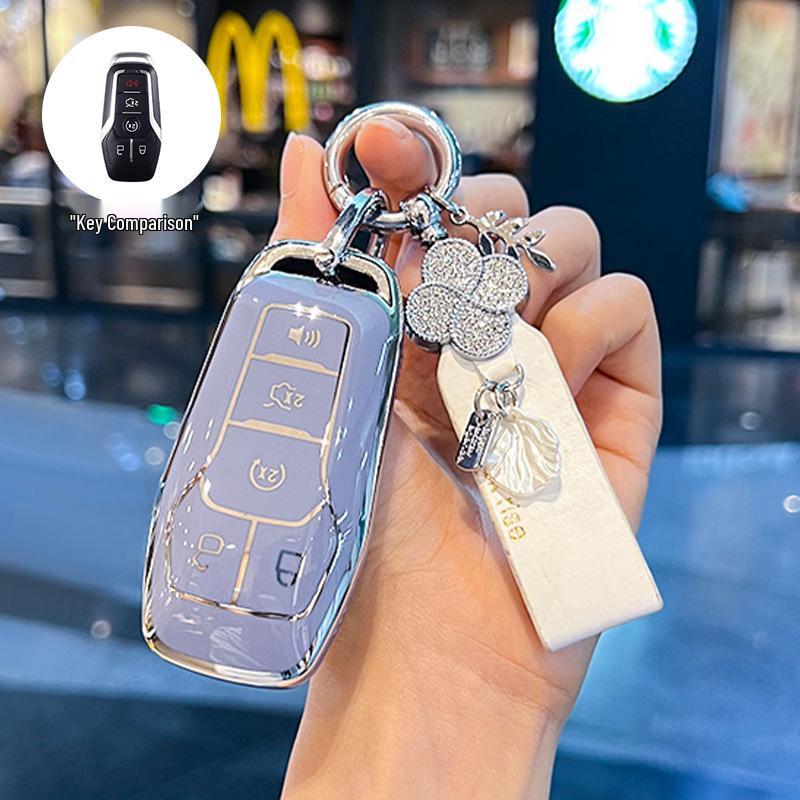 High-Grade Key Cover for 17-18 Ford Taurus, Explorer, Mustang