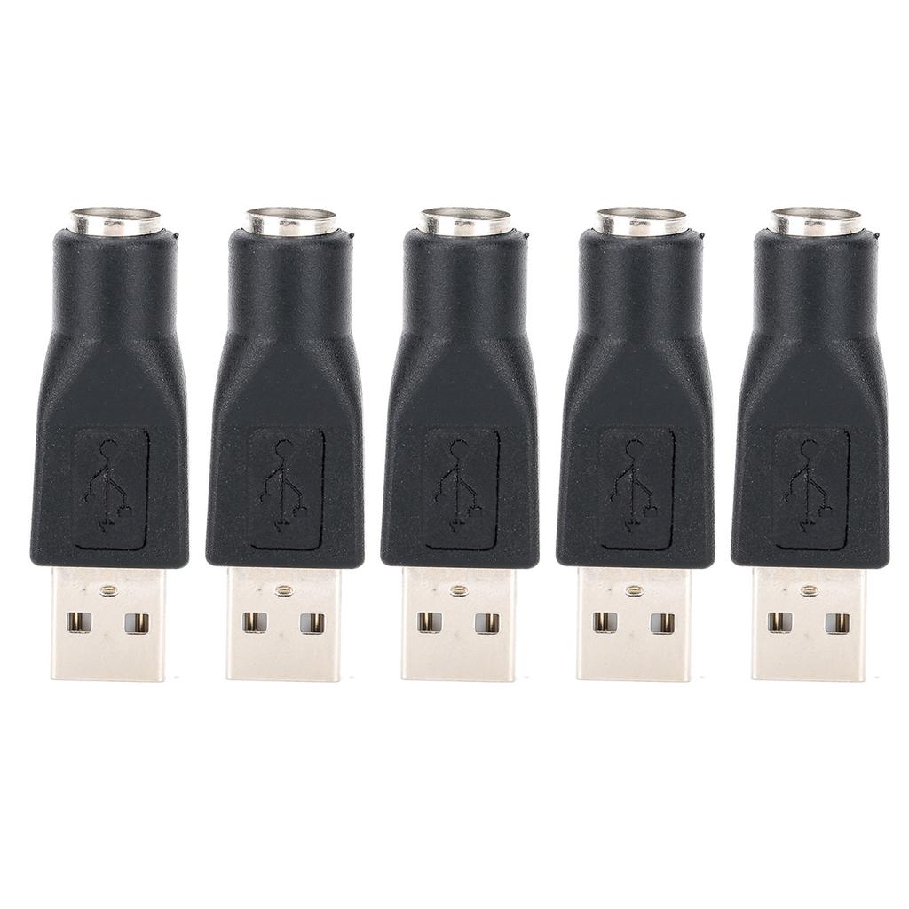 5PCS USB Male To for PS 2 Female Adapter Converter for Keyboard Mouse with for PS 2 Interface