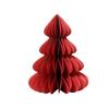 Albero Di Natale In Carta Rosso Appendibile 48cm