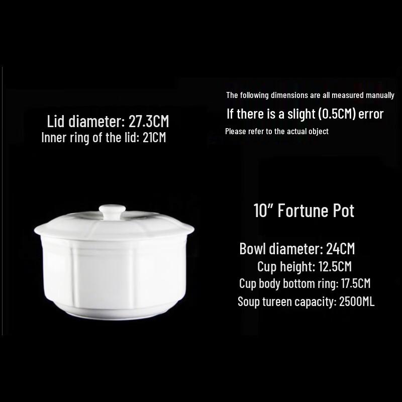 Qianxing Chinese Ceramic Soup Tureen