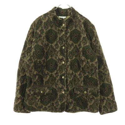 Beauty Products CHARTER CLUB Paisley Pattern Long Sleeve Liner Quilting Corduroy Jacket Women Used