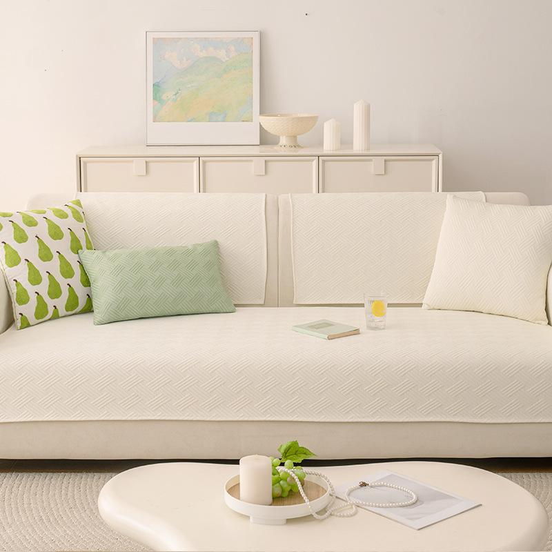 New Sofa Cushion Four Seasons Universal Simple Modern Seat Cushion Living Room Backrest Towel Leather Sofa Cover