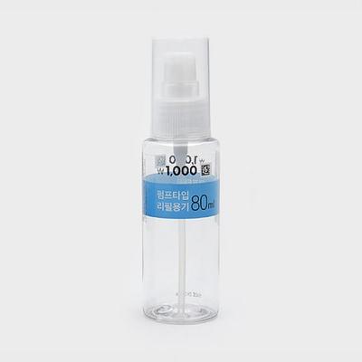 Flacon pompe rond 80 ml