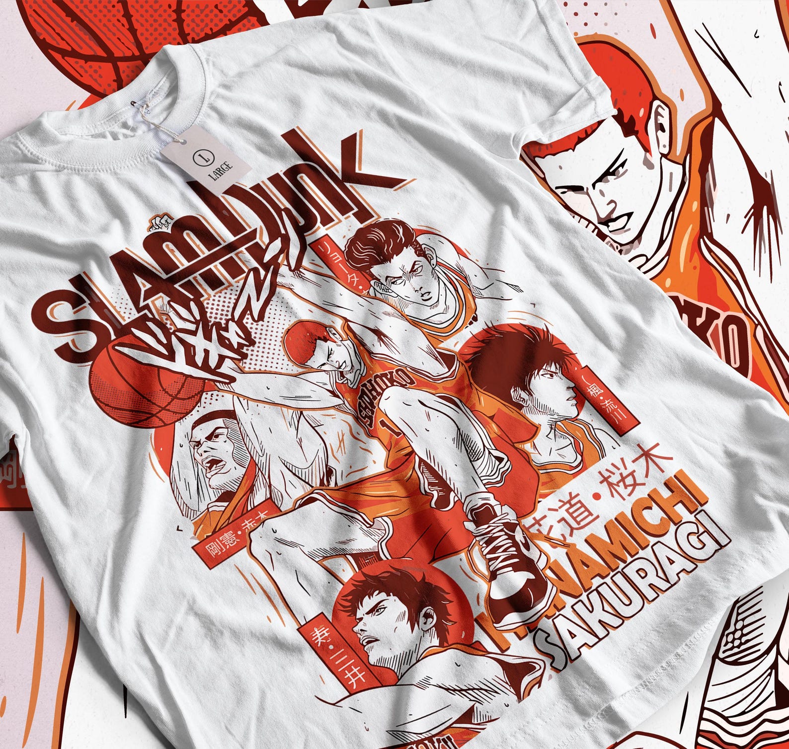 Unisex Tshirt, Sport 90s Anime Lovers, Basketball Anime Tshirt, Otaku Ropa, Graphic Anime Unisex Shirt S