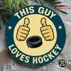 Metal Poster Wall Art Retro Hockey Sign Home Garage Decor
