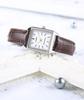 Casio Braunes Lederarmband, weißes Zifferblatt, Damenuhr mit Quarzwerk LTP-V007L-7E2